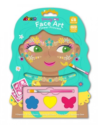 Klejnoty i farby do twarzy - Kwiaty