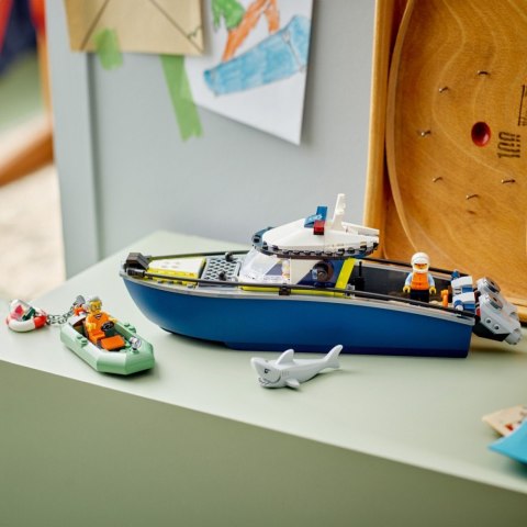 Klocki City 60456 Pościg łodzią policyjną LEGO