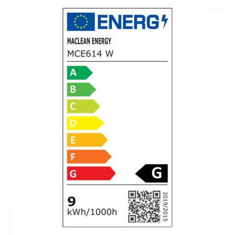 Lampka biurkowa LED 9W MCE614W Biała Maclean