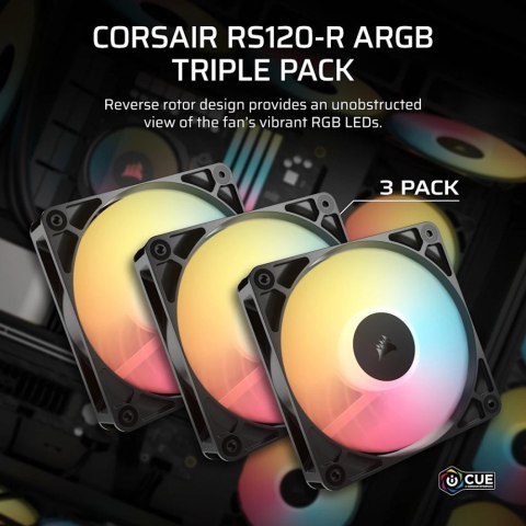 Wentylator RS120-R ARGB 120mm 3-pak