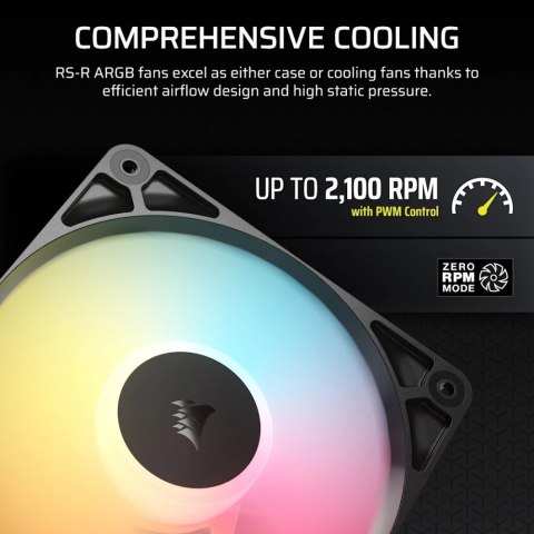 Wentylator RS120-R ARGB 120mm 3-pak