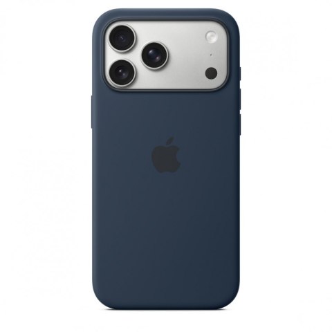 Etui silikonowe z MagSafe do iPhonea 17 Pro Max - północ