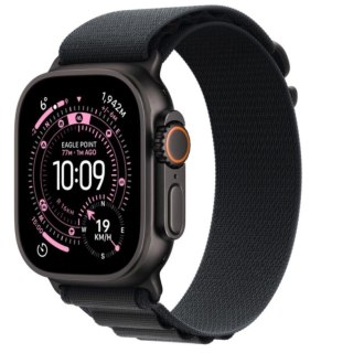 Watch Ultra 3 GPS + Cellular, koperta 49 mm z tytanu w kolorze czarnym, opaska Alpine w kolorze czarnym - rozmiar M