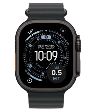 Watch Ultra 3 GPS + Cellular, koperta 49 mm z tytanu w kolorze czarnym, pasek Ocean w kolorze czarnym