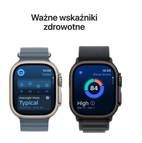 Watch Ultra 3 GPS + Cellular, koperta 49 mm z tytanu w kolorze czarnym, pasek Ocean w kolorze czarnym