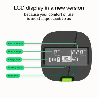 Zasilacz awaryjny UPS 480W/850VA modyfikowana sinusoida