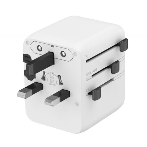 Adapter sieciowy Uniwersalny kostka 20W