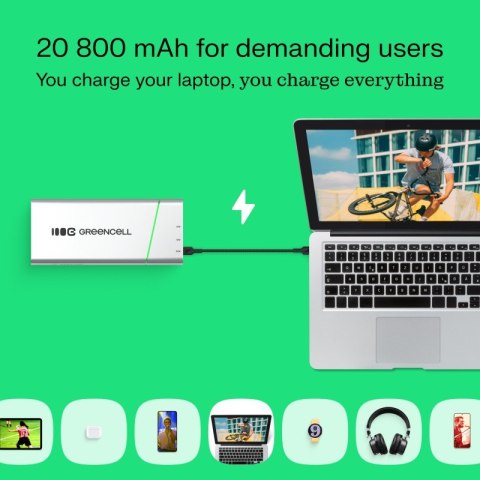 Powerbank 65W PowerPlay 20800mAh PD PL
