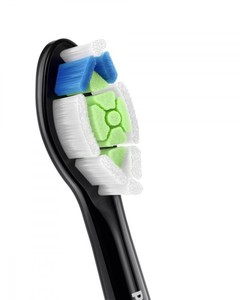 Zestaw 2 końcówek Opitimal White HX6062/88 czarny