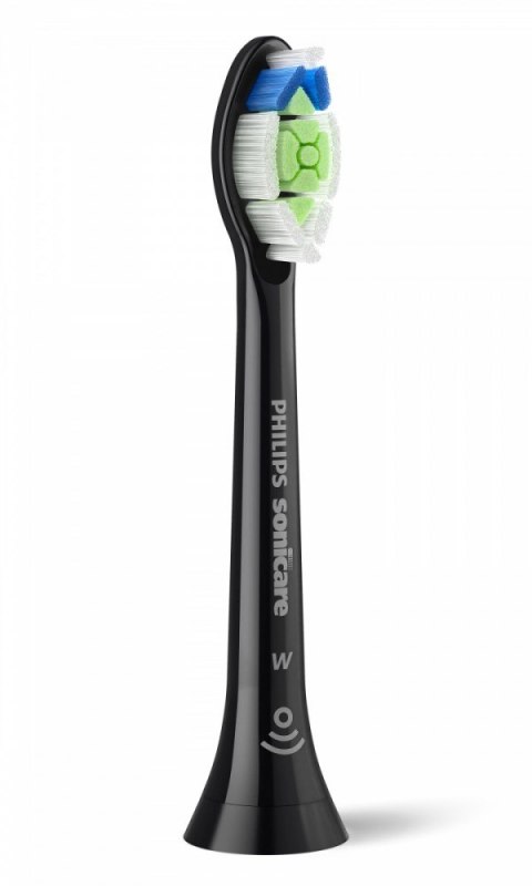 Zestaw 2 końcówek Opitimal White HX6062/88 czarny