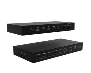 Stacja dokująca USB-C KVM Dock PRO Three Hosts Dual Video 2x Power Delivery max 92W