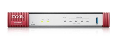 Firewall USG FLEX 50 H, 5 Gigabit user-definable ports, 1*USB with YR Entry Defense Pack