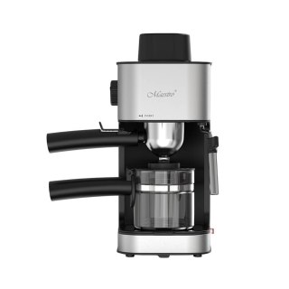 Kolbowy ekspres do kawy ze spieniaczem do mleka i podgrzewaczem na filiżankę MR-411