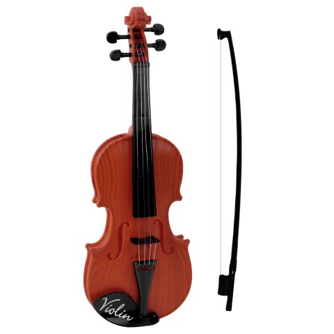 Skrzypce Instrument Dla Dzieci Smyczek Ciemny Brązowy