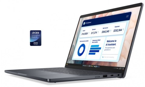 Laptop Dell Pro 14 Premium PA14250 W11P U5-236V/16GB/512GB CL35/14.0 FHD+ 400nit/Arc/FgrPr/Cams&Mic/5G WWAN+BT/BcklKb/3C/vPro/3Y