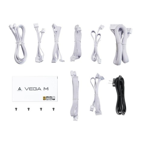 Zasilacz PPG-750-CW VEGA M 750W 80+ GOLD Biały