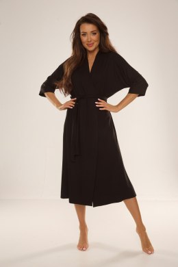 Szlafrok Damski Model Visa 942 Black - De Lafense