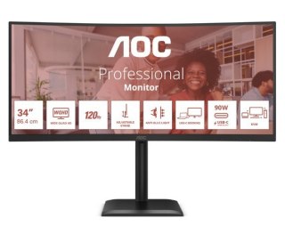 Monitor CU34E4CV 34 cale 120Hz Curved VA HDMIx2 DP RJ45 HAS GĹoĹniki