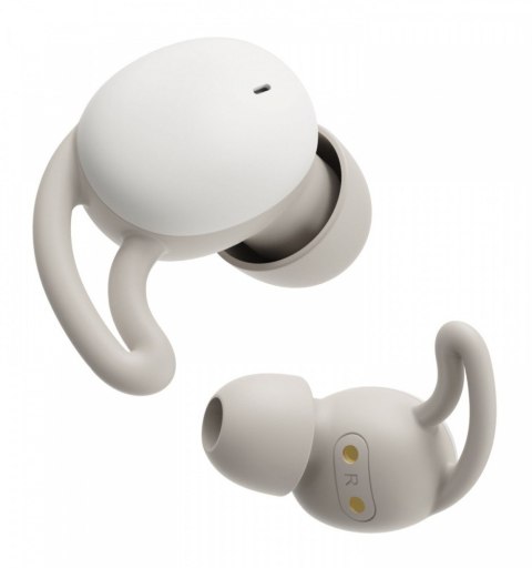 Słuchawki dokanałowewe do snu/podcast białe