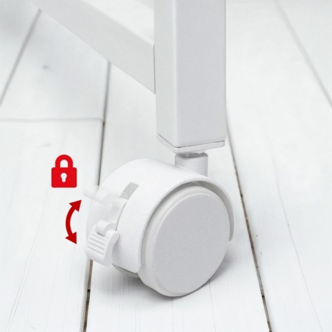 Biurko mobilne MC-126W 50 kg Białe
