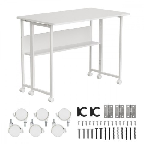 Biurko mobilne MC-126W 50 kg Białe