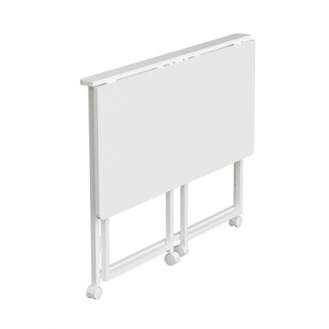 Biurko, stolik z kółkami MC-1250W 100x50 cm blat, max 50kg Białe