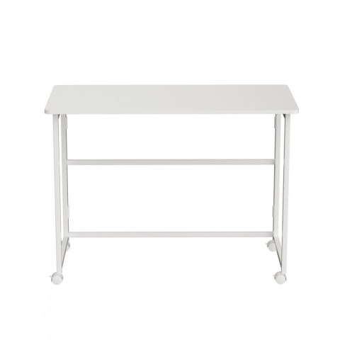 Biurko, stolik z kółkami MC-1250W 100x50 cm blat, max 50kg Białe