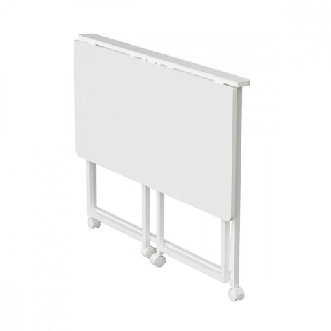 Biurko, stolik z kółkami MC-1250W 100x50 cm blat, max 50kg Białe