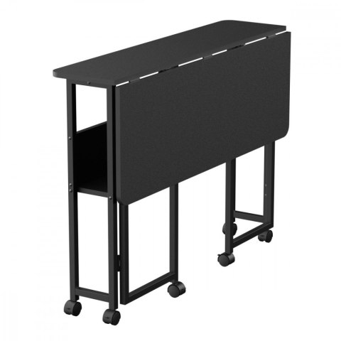 Składane biurko stolik MC-126 B blat 100x58 cm, max 50kg Czarne