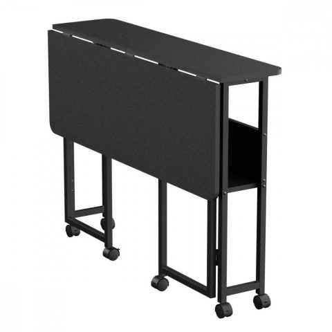 Składane biurko stolik MC-126 B blat 100x58 cm, max 50kg Czarne