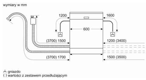 Zmywarka front Extra Dry SMU2HVS06E inox