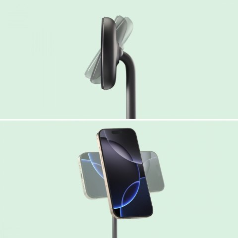 Ładowarka indukcyjna fast charge 15w czarna