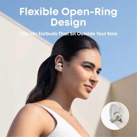 Słuchawki Soundcore AeroClip Bluetooth białe