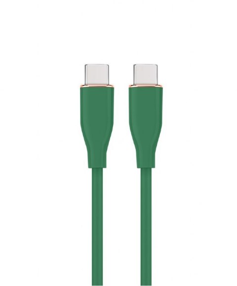 Kabel USB C(M) do USB C(M) 1.5M zielony