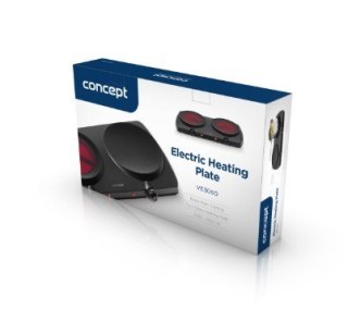 Kuchenka elektryczna dwupalnikowa czarna VE3060