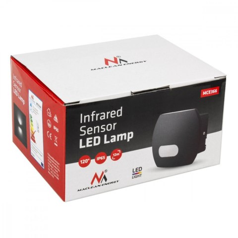 Ścienna lampa LED z czujnikiem PIR MCE366