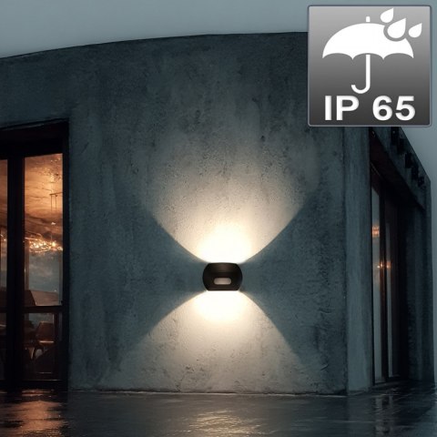Ścienna lampa LED z czujnikiem PIR MCE366