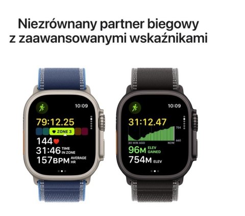 Watch Ultra 3 GPS + Cellular, koperta 49 mm z tytanu w kolorze czarnym, bransoleta mediolańska z tytanu w kolorze czarnym - rozm