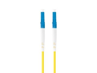 Patchcord światłowodowy Sm Lc/Upc-Lc/Upc Simplex 3.0Mm 10M żółty