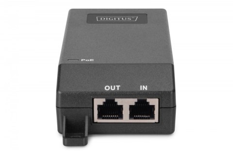 Zasilacz/Adapter PoE+ 802.3at aktywny max. 55V 30W 10/100/1000Mbps, transmisja do 100m