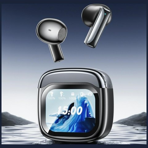 Słuchawki bluetooth ENC TP100 5.4 TWS LCD czarne