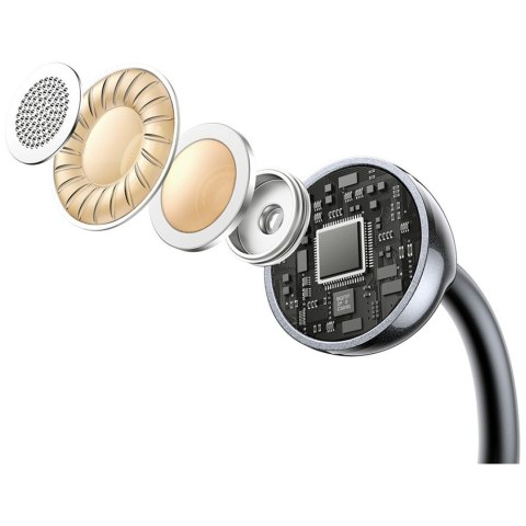 Słuchawki bluetooth R02 Clip-on szare