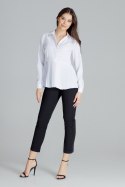 Bluzka Model L089 White - Lenitif