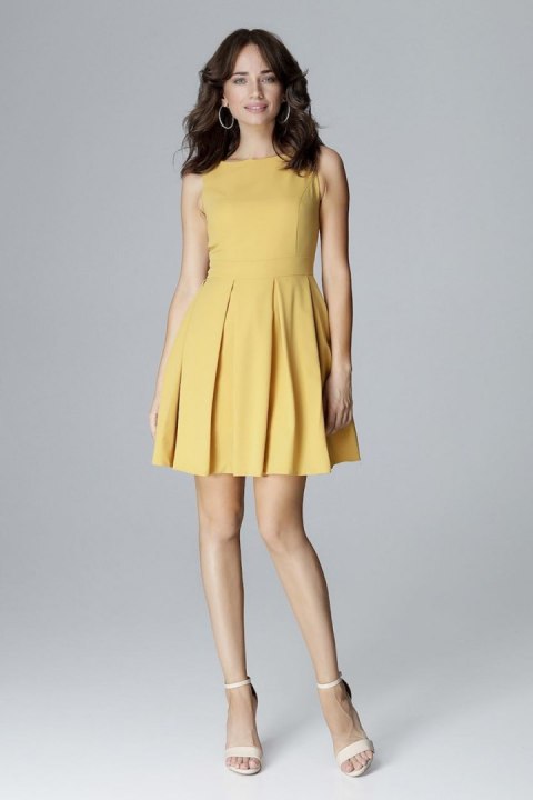 Sukienka Model L006 Yellow - Lenitif Sukienka Model L006 Yellow - Lenitif