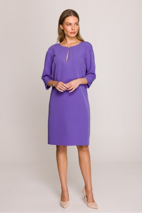 Sukienka Model S394 Violet - Stylove Sukienka Model S394 Violet - Stylove