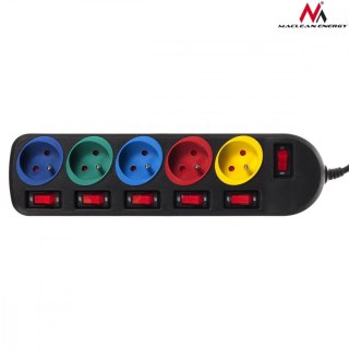 Listwa zasilająca 1,5m przedłużacz 5 gniazd MCE204M