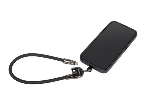 Kabel USB-C M/M SMYCZ/BRELOK 0.3M 240W czarny