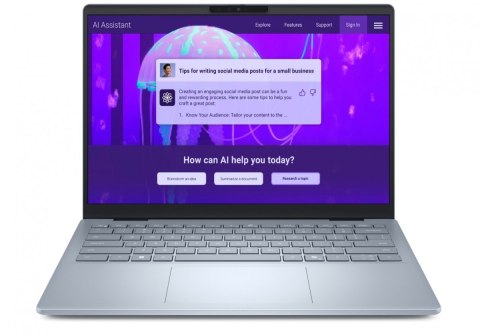 Laptop Dell 14 Plus DB14250 Win 11 HOME|U7-256V|16GB|1TB SSD|Intel Arc|FgrPr |WLAN + BT|14.0 2.5K|Backlit Kb|4 Cell|65W|2Y Basic