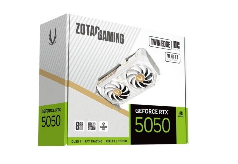 Karta graficzna GeForce RTX 5050 TWIN EDGE OC 8GB GDDR6 128bit 3DP/HDMI biała