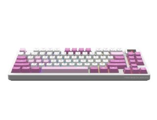 Klawiatura gamingowa Forge GK600 TKL W Violet US